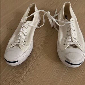 Converse Jack Purcell men’s White Sneakers 8.5